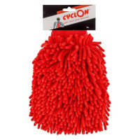 Waschhandschuh aus Mikrofaser Cyclon Cleaning Glove - Rot