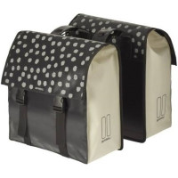 Doppelpacktasche Basil Urban Load Double Bag - schwarz mit Lichtflecken