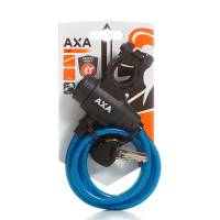 Spiralkabelschloss AXA Zipp 120cm x 8mm - blau