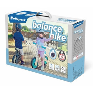 POLISPORT Kinderlaufrad Balance Bike - Grau/Creme