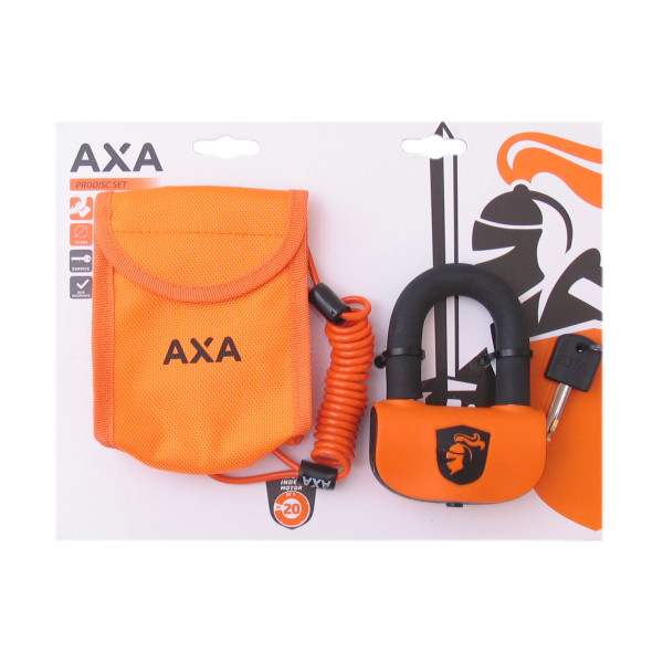 Bremsscheibenschloss Satz AXA Prodisc ART4 13mm - orange (blister)